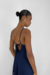Vestido Geórgia Longo Azul Marinho - loja online