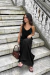 Vestido Geórgia Longo Preto - MALLI