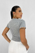 Baby Tee Soft Cinza na internet