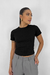 Baby Tee Soft Preta