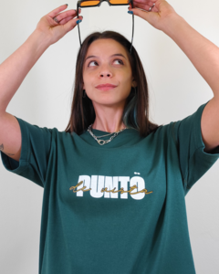 Remera Clasica Verde Punto - tienda online