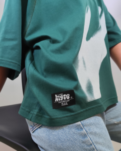 Remera Boxyfit Verde Mano - Möte