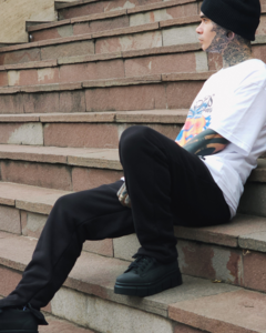 Pantalon Negro Bpm - comprar online