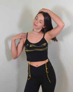 Top Negro Seres - comprar online