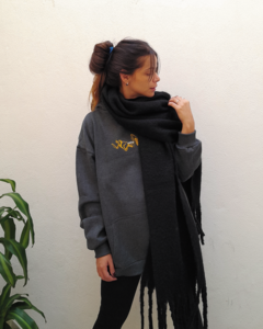 Bufandota Negra - tienda online