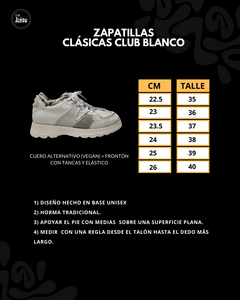 Zapatillas Blanco Clasicas Club en internet