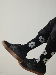 Medias de Algodon Negro Melodic - comprar online