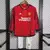 Manchester United 23/24 Home Manga Longa - Conjunto Uniforme Infantil Importado de Futebol - comprar online