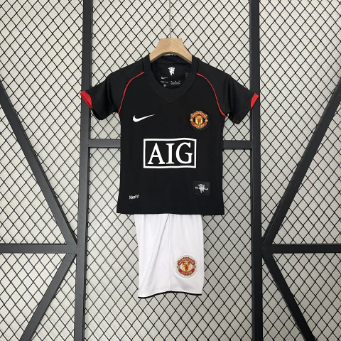Manchester United 07/08 Away - Conjunto Uniforme Infantil Importado de Futebol - comprar online