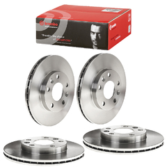 Par Disco Freio Brembo Diant Renault Captur 1.6, Oroch 1.6, Duster 1.6, Sandero 1.6 09.B463.10