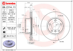 Discos dianteiros BMW 418i e 420i (F32, F36 e F86) 09.C114.11 na internet
