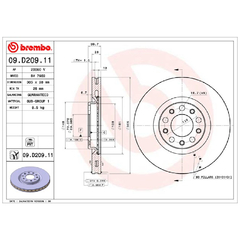 Par Disco Freio Brembo Diant Jeep Renegade 1.8/20 09.D209.11 - comprar online