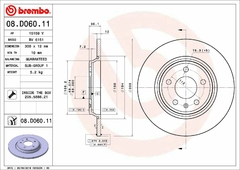 Discos Traseiros Audi A4 2019+ Brembo 08.D060.11 na internet