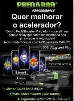 Sinal encomenda Chip de Potencia Predador Bluetooth - CAR PERFORMANCE
