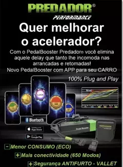 Chip Pedal Acelerador Predador CHERY TIGGO 8 2021 c/ App Tira Delay na internet