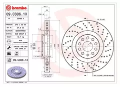 Disco Diant Brembo Xtra Jetta GLI 2022+ 231HP Perfurado 09.c306.1x o par na internet