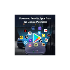Streaming Box CARLINKIT PLUS 128GB / 8GB RAM - WIFI + 4G Android 13 p/ carros com carplay de fábrica 2017> - loja online