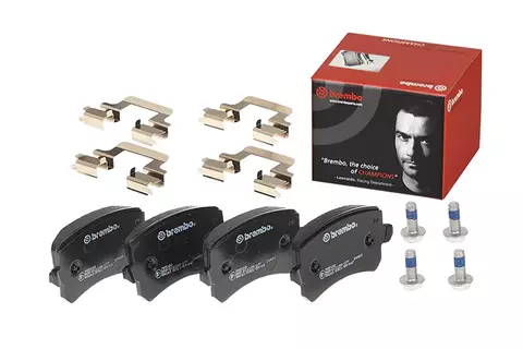 P85108 Pastilha de Freio Brembo Traseira Para VW: Passat CC 1.4TSI 15-16, Passat CC 1.8TSI 11-16, Passat CC 3.6FSI, Passat B7 1.8TSI 12-14, Passat
