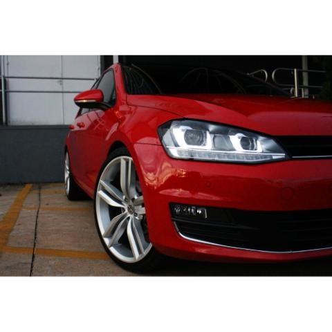 Farol Led Novo Golf MK7 2013 A 2015 Másc Negra