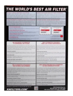 Filtro De Ar K&n Ford Fusion 13 Em Diante Hybrid 2.0 33-5001 - comprar online