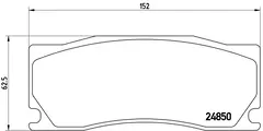 P36023 Pastilha de Freio Brembo Frente Para JAGUAR: XK (X150) 3.6 07-14, XK (X150) 4.2 07-14, XK (X150) 5.0V8 09-14 na internet