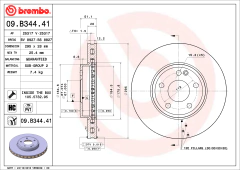 Discos dianteiros cla 200 2018 1.6t 09.B344.41 o par - comprar online