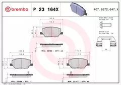 Pastilha de Freio Dianteiro Brembo XTRA Fiat Toro 16+ P23164X na internet