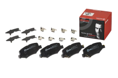 P18024 Pastilha de Freio Brembo Para JEEP: Cherokee (KK) 2.8/3.7 08>, Wrangler (JK) 2.8/3.6/3.8 07>