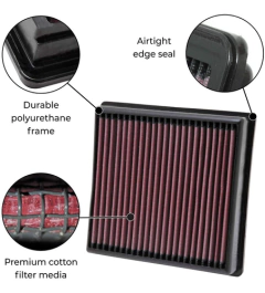 Filtro De Ar K&N Yamaha Mt09 Mt09 Tracer Sxr900 YA-8514 na internet