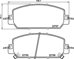 P28098 Pastilha de Freio Brembo Frente Para HONDA: Civic (Gen.10) 1.5/2.0 17> *CONFIRMAR MEDIDAS, TEM DUAS OPÇÕES* na internet