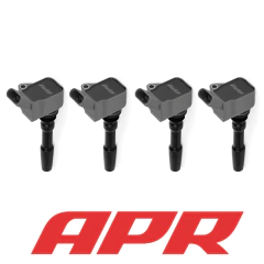 jogo bobinas apr golf gti mk7 jetta gli a3 passat tiguan 211hp / 220hp / 230hp / 231hp preta - comprar online