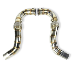 Downpipe Bmw X6M v8 biturbo 575hp F86 Inox 304 kit duplo 2pçs - comprar online