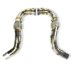 Downpipe Bmw X6M v8 biturbo 575hp F86 Inox 304 kit duplo 2pçs - comprar online