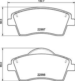 P86033 Pastilha de Freio Dianteiro Para VOLVO: XC40 (536) B3 Mild Hybrid 22>, XC40 (536) B4 Mild Hybrid AWD 19>, XC40 (536) B5 Mild Hybrid A na internet