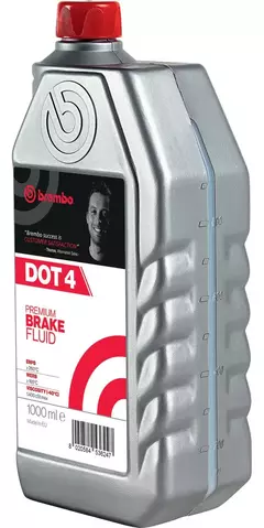 Fluido de freio Brembo Dot 4 - 1.000 ml L04010 - CAR PERFORMANCE