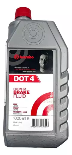 Fluido de freio Brembo Dot 4 - 1.000 ml L04010 - comprar online
