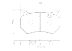 P85177 PASTILHA DIANTEIRA LOW METAL - AUDI: Q5 2.0TDI 11-20, Q5 2.0 TFSI 16-20, Q5 35TDI 21>, Q5 40 TDI 19>, Q5 40TFSI 21>, Q5 50 TFSI 21>, Q5 55 TFSI 19>, SQ5 TFSI 21> - comprar online