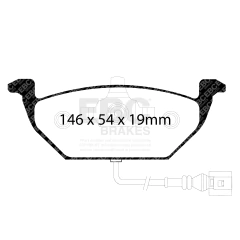 Pastilha de Freio EBC VAG AUDI A1,A2,A3 2000-2016 / GOLF MK4 / POLO A - DP1329 na internet