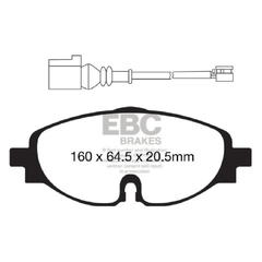 Pastilha de Freio EBC Dianteira VW Golf Mk7 1.0, Passat (B8) 1.40, Polo (AW) Gti 2.0, Tiguan MK2 1.40 DP42150R - comprar online