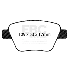 Pastilha de Freio EBC VOLKSWAGEN Golfe GTI MK6/Jetta MK6/ Audi A3 - DP42075R na internet
