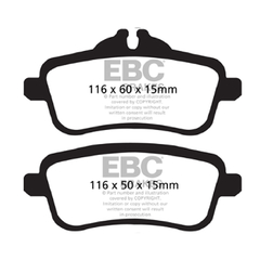 Pastilha de Freio EBC Traseira Mercedes-Benz GLClass (X166) GL400, GLEClass Coupe (C292) GLE450 DPX2137 - comprar online