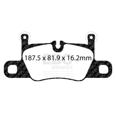 Pastilha de Freio EBC PORSCHE 911 (991|2) Carrera 4S | 3.0 2015-2019/ PORSCHE 911 (991|2) Carrera GTS 3.0 2017-2019/ PORSCHE 911 (992) Carrera S 3.0 2019 - DP32173C na internet