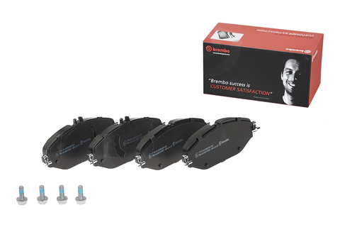 P50124 Pastilha de Freio Brembo Para MERCERDES-BENZ: C250/C300 (W205/C205/A205) 15>, E200/E220/E250/E300 (W123/A238/C238) 15>