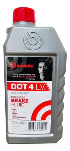 Fluido de freio Brembo Dot 4 LV - 500ml L04205 - comprar online