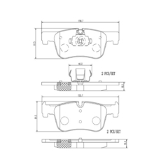 Pastilha Freio Cerâmica Diant BMW 320i F30 120i F20 P06070N - comprar online