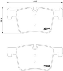 Pastilha Freio Diant. Xtra Bmw 120i 2016+ P06075x - comprar online