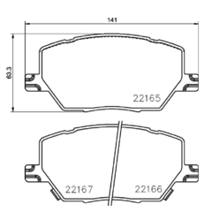 Pastilha Freio Brembo Diant Jeep Commander P23164 - comprar online