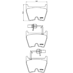 PASTILHA DE FREIO DIANTEIRA BREMBO AUDI RS6 (C5) 450/480cv 02-04, R8 4.2 /5.2 02-04 P85078 - comprar online