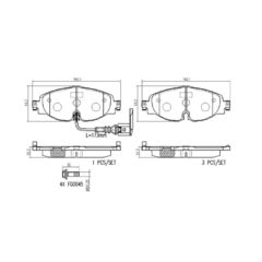 Pastilha Freio Cerâmica Diant Gti Mk7-7.5 Jetta GLI P85126N - comprar online