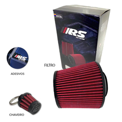 Filtro De Ar RS Cônico Duplo Fluxo Altura 120mm com 75mm de boca RSD75120VM
